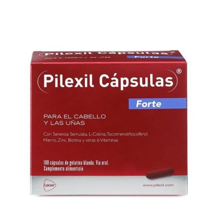 Pilexil Cápsulas Forte Tratamiento preventivo contra la caída excesiva de cabello 100 cápsulas