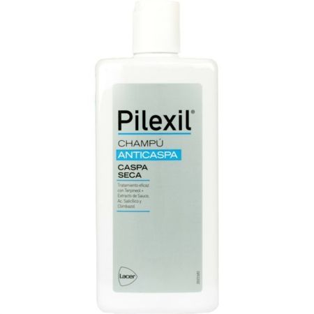 Pilexil Anticaspa Caspa Seca Champú Champú para caspa seca regula y disminuye la descamación eliminado el picor 300 ml