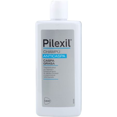 Pilexil Anticaspa Caspa Grasa Champú Champú para caspa grasa regula y disminuye la descamación eliminado el picor 300 ml