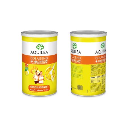 Aquilea Complemento Alimenticio Colágeno+Magnesio Limón Complemento alimenticio para las articulaciones sabor limón 375 gr