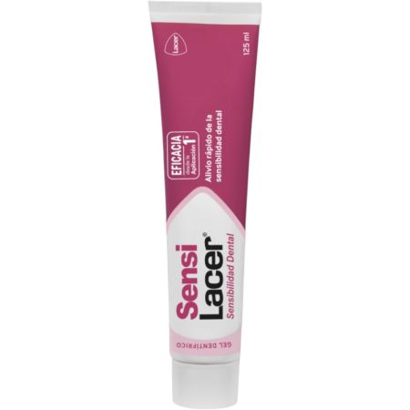 Lacer Sensi Gel Dentífrico Pasta de dientes con flúor reduce la sensibilidad dental de forma rápida y duradera 125 ml