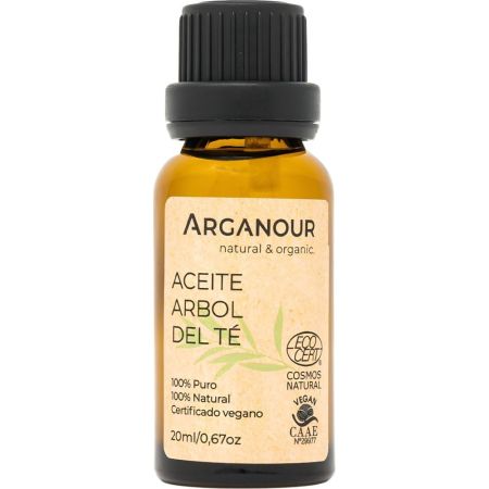 Arganour Aceite Árbol Del Té Aceite esencial de árbol del té 100% natural 20 ml