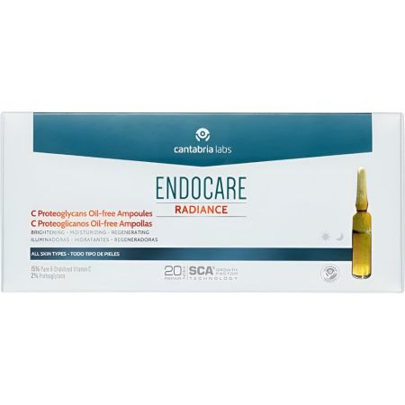 Endocare Radiance C Proteoglicanos Oil-Free Ampollas Ampolla reducen el envejecimiento y previene su aparición con vitamina c 30x2 ml