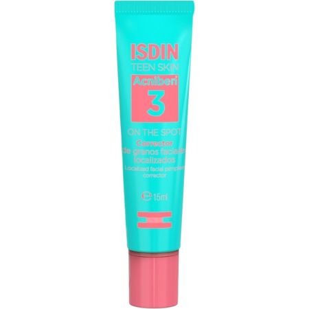 Isdin Acniben 3 On The Spot Corrector Tratamiento reductor del enrojecimiento y volumen del grano 15 ml