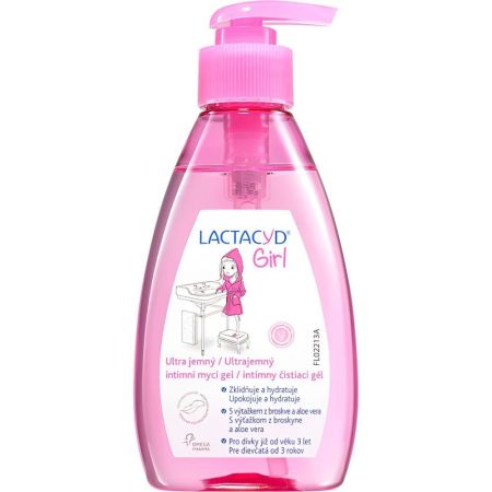Lactacyd Pediátrico Gel Ultra Suave Para La Higiene Íntima Diaria Gel de higiene íntima para niñas a partir de 3 años limpieza ultra suave 200 ml