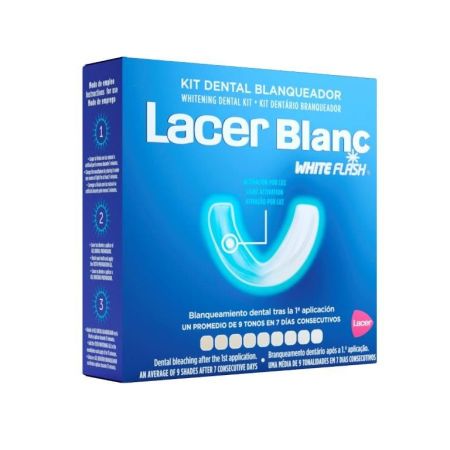Lacer Blanc White Flash Kit Dental Blanqueador Set dental blanqueador activado por luz