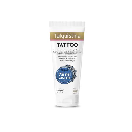 Talquistina Crema Tattoo Spf 25 Formato Especial Crema para el cuidado de la piel tatuada 200 ml