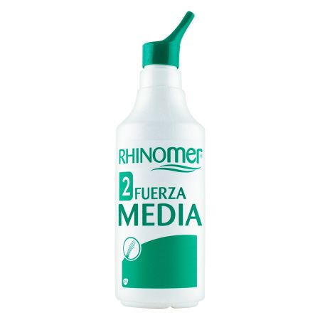 Rhinomer Limpiador Nasal 2 Fuerza Media Solución para aliviar la congestión nasal y limpiar y humedecer las fosas nasales 135 ml
