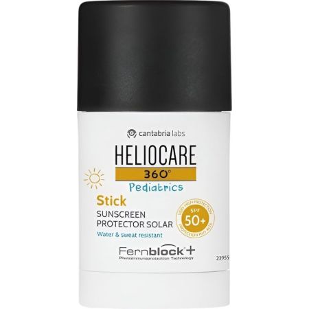 Heliocare 360º Pediatrics Stick Protector Solar Spf 50+ Stick solar facial y corporal hipoalergénico de textura ligera neutraliza y repara el daño solar 25 gr