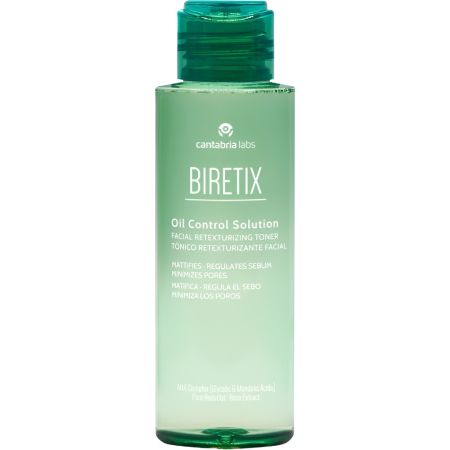 Biretix Tónico Retexturizante Facial Tónico facial renueva la epidermis reduciendo brillos y afinando poros con propiedades exfoliante y matificantes 100 ml