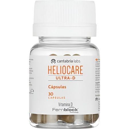 Heliocare Ultra-D Cápsulas Cápsulas de fotoprotección previenen fotoenvejecimiento y manchas aumentando resistencia de la piel al sol 30 uds