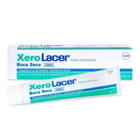 Lacer Xero Boca Seca Pasta Dentrífica Pasta de dientes calma los síntomas de la sequedad bucal 75 ml