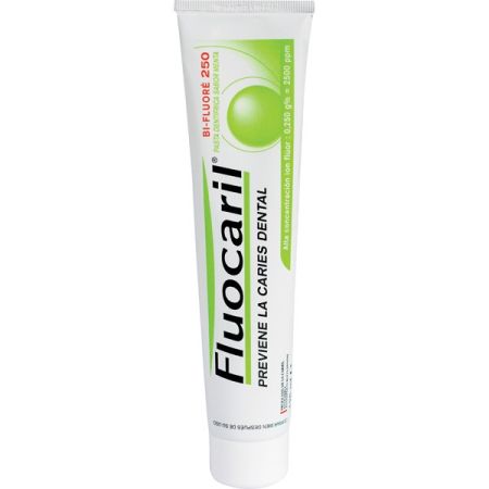 Fluocaril Bi-Fluoré 250 Pasta Dentífrica Pasta de dientes evita la aparición de caríes dental y las encías inflamadas 125 ml