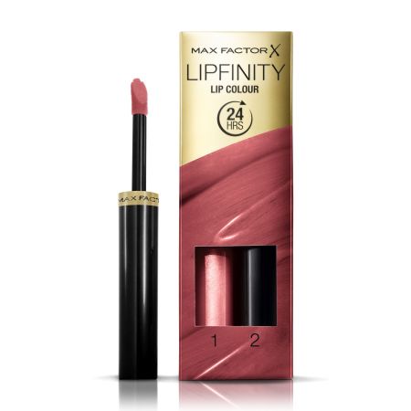Max Factor Lipfinity Lip Colour Barra de labios liquida y fija para un acabado duradero 24 horas