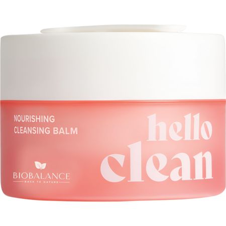 Bio Balance Hello Clean Nourishing Cleansing Balm Bálsamo desmaquillante nutrittivo alivia la piel limpiando profundamente con escualano y bisabolol 100 ml