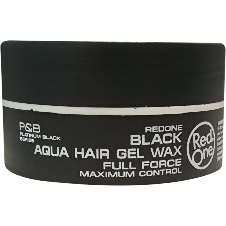 Red One Redone Black Aqua Hair Wax Cera capilar transparente para conseguir peinados impecables y duraderos con perfume 150 ml
