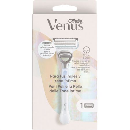Gillette Venus Maquinilla De Afeitar Maquinilla de afeitar para ingles y zona íntima evita las erupciones y el vello enquistado