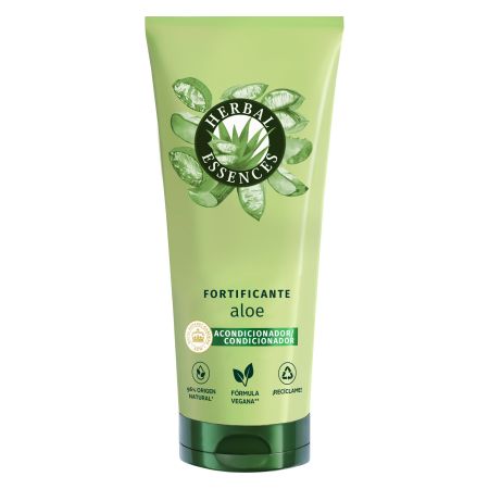 Herbal Essences Fortificante Aloe Acondicionador Acondicionador vegano revitalizante con aloe vera para pelo seco 250 ml