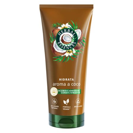Herbal Essences Hidrata Aroma A Coco Acondicionador Acondicionador vegano  hidratante con aroma a coco para pelo muy seco 250 ml