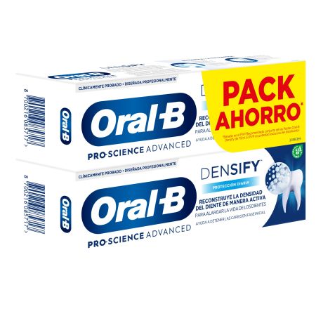 Oral-B Pro Science Advanced Dentifrico reconstruye la intensidad del diente de manera activa pack ahorro 75 ml