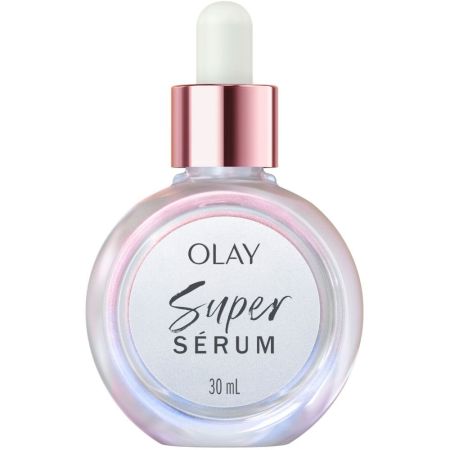 Olay Super Sérum 5 Beneficios En Uno Sérum hidratante antiedad ofrece líneas más suaves piel más firme y tono más uniforme