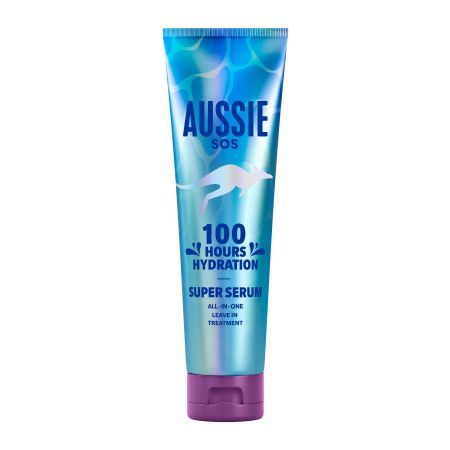 Aussie Sos 3 Super Serum Leave-In Tratamiento 3 super serum para un pelo suave liso e hidratado durante 100 horas tratamiento 160ml
