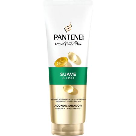 Pantene Pro-V Active Nutri-Plex Suave & Liso Acondicionador Acondicionador combate aspereza y encrespamiento acabado suave y sedoso para cabello seco 275 ml