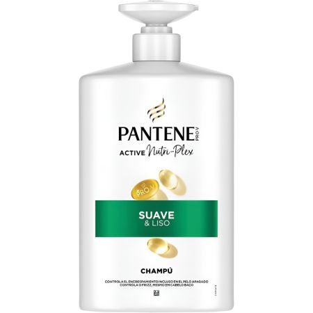 Pantene Pro-V Nutri-Plex Suave & Liso Champú Champú combate aspereza y encrespamiento acabado suave y sedoso para cabello seco