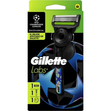 Gillette Labs Maquinilla De Afeitar Maquinilla de afeitar con barra exfoliante para afeitado fácil en una sola pasada