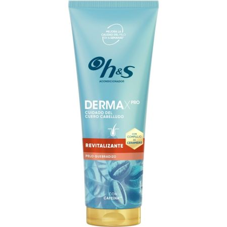 H&S Dermax Pro Revitalizante Acondicionador Acondicionador anticaspa y revitalizante ayuda al crecimiento para cabello seco y frágil 220 ml
