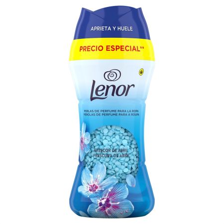 Lenor Classics Frescor De Abril Perlas De Perfume Precio Especial Potenciador de fragancia para la ropa limpieza tradicional aromática y profunda 195 gr