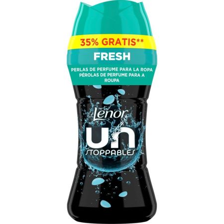 Lenor Unstoppables Fresh Perlas De Perfume Formato Especial Potenciador de fragancia para la ropa limpieza tradicional aromática y profunda