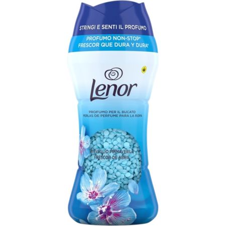 Lenor Classics Frescor De Abril Perlas De Perfume Precio Especial Potenciador de fragancia para la ropa limpieza tradicional aromática y profunda 195 gr