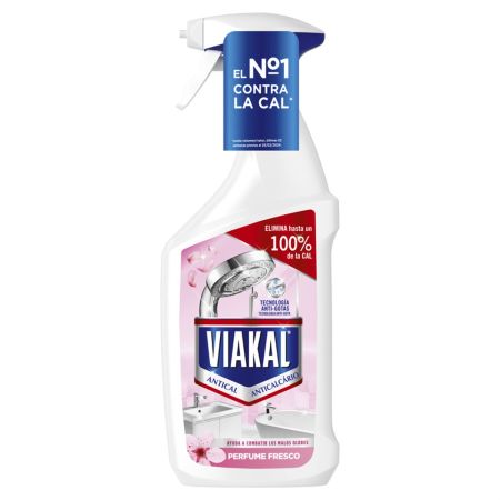 Viakal Antical Perfume Fresco Tratamiento antical proporciona brillo duradero en superficies ayuda a combatir los malos olores 700 ml