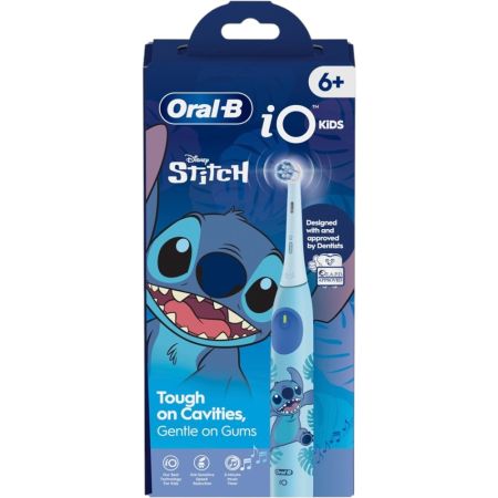 Oral-B Cepillo Dental Io Kids Stitch Pack Regalo Cepillo de dientes eléctrico ofrece limpieza profesional con la mejor tecnología