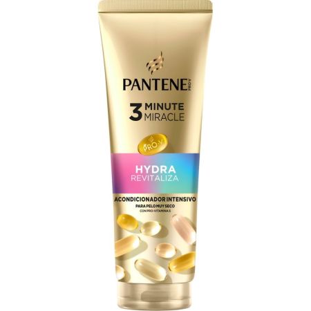 Pantene Pro-V Hydra 3 Minute Acondicionador Intensivo Acondicionador intensivo nutre intensamente hasta 8 capas ofreciendo brillo para cabello extremadamente seco 220 ml