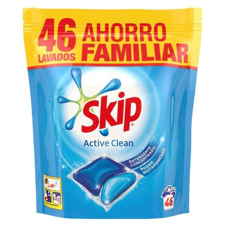 Skip  Detergente capsulas active clean 46 uds