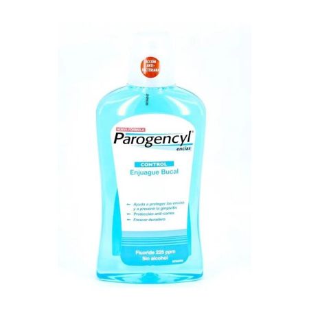 Parogencyl Control Enjuague Bucal Colutorio ayuda a reducir la sensibilidad gingival y el sangrado de las encías 500 ml