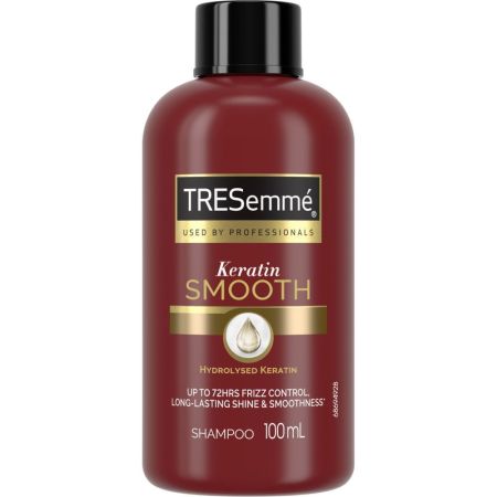 Tresemme Keratin Smooth Shampoo Champú nutrición suavidad y brillo deslumbrante para cabello encrespado o dañado 100 ml