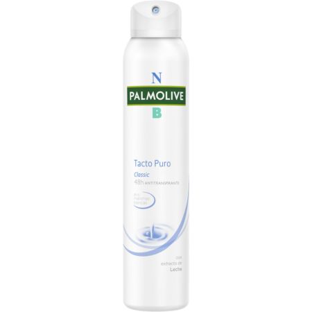 Nb Palmolive Tacto Puro Desodorante Spray Desodorante sin alcohol con extracto puro de leche 24 horas 200 ml