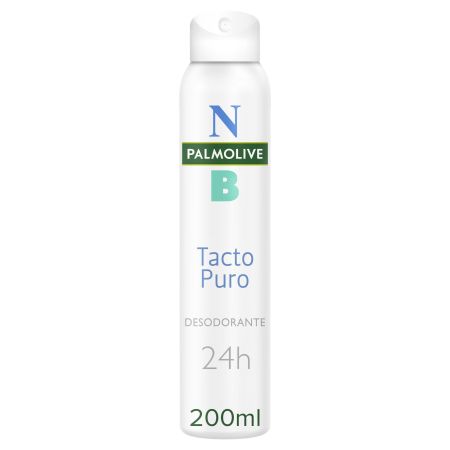 Nb Palmolive Tacto Puro Desodorante Spray Desodorante sin alcohol con extracto puro de leche 24 horas 200 ml