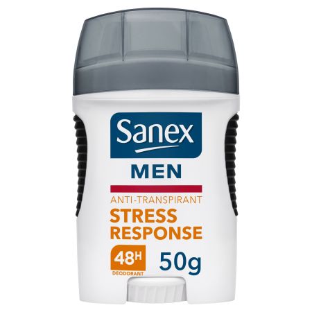 Sanex Men Stress Response Desodorante Stick Desodorante respeta la capa protectora de la piel 48 horas 50 ml