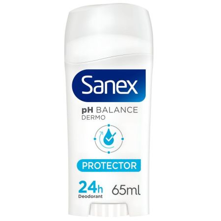 Sanex Ph Balance Dermo Protector Desodorante Stick Desodorante protector hidrata y deja la piel ligera y suave 24 horas 65 ml