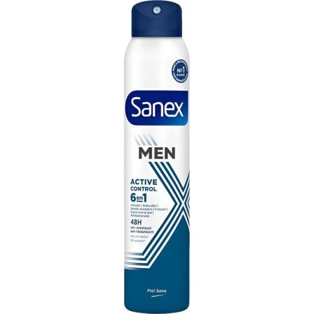 Sanex Men Active Control Desodorante Spray Desodorante protección eficaz frente al sudor 48 horas 200 ml