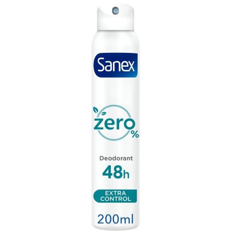 Sanex Zero% Extracontrol Desodorante Spray Desodorante respeta tu piel y te ayuda a mantenerla sana 48 horas 200 ml