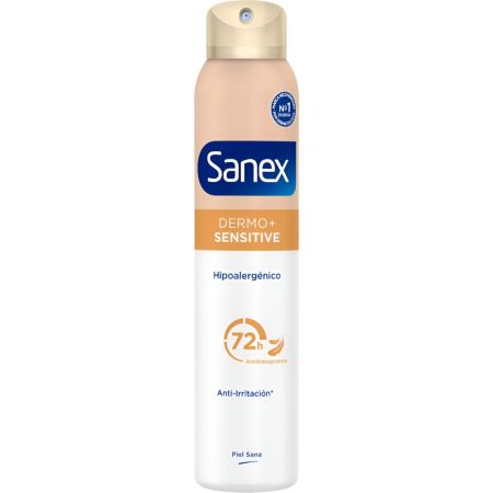 Sanex Ph Balance Dermo Sensitive Desodorante Spray Desodorante combate la causa del mal olor y restaura el ph natural de la piel protege durante 72 horas 200 ml