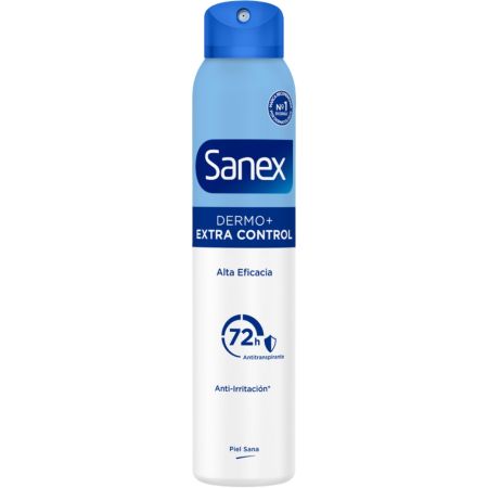 Sanex Extra Control Ph Balance Dermo Desodorante Spray Desodorante combate el mal olor y restaura el ph natural de la piel hasta 72 horas 200 ml
