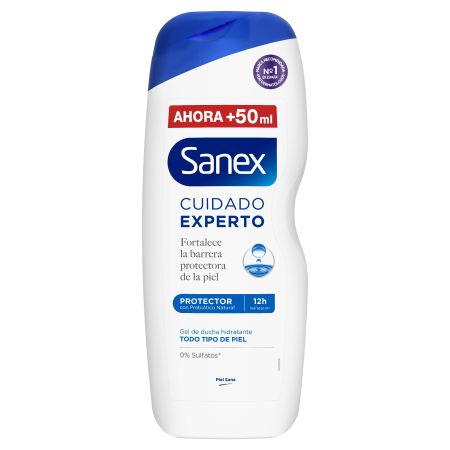 Sanex Cuidado Experto Protector Gel De Ducha Hidratante Gel de ducha fortalece la barrera protectora de la piel 600 ml