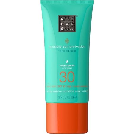 Rituals The Ritual Of Karma Sun Protection Face Cream Spf 30 Crema solar facial resistente al agua hidratante e invisible de absorción rápida protege contra el envejecimiento 50 ml