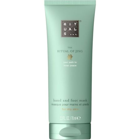 Rituals The Ritual Of Jing Hand And Foot Mask Mascarilla de noche para pies y manos suaviza y calma con aroma a sándalo y lavanda 70 ml